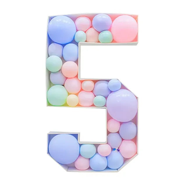 Wizardi Birthday Number Balloon Box F07M2-21-5