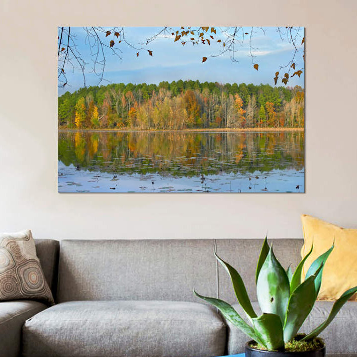 « lake bailey, petite jean state park, arkansas », reproduction de photo sur toile, H 8 po x l 12 po x P 0,75 po