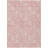 9' X 12' Pink Ivory And Blush Floral Washable Indoor Outdoor Area Rug-122845780