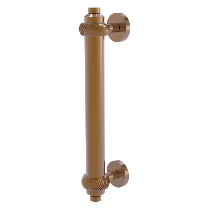 Continental Door Pull, Brushed Bronze