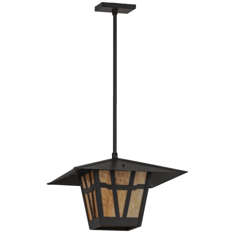 Luminaire suspendu géométrique 1 lumières lanterne