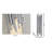Modern 2 Light Chrome Rod Wall Sconce-29552746