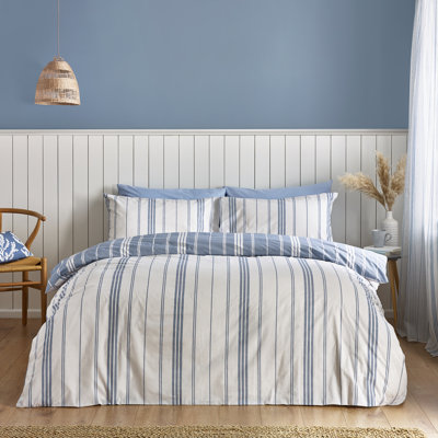 Harbour Stripe Reversible Duvet Cover Set