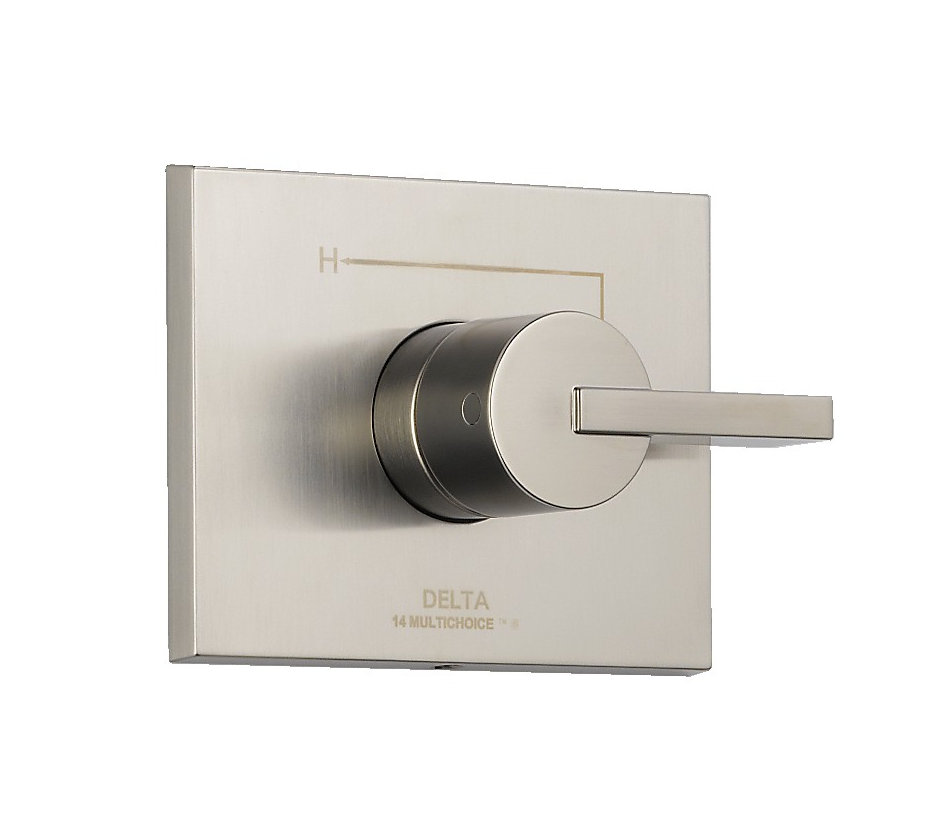 Vero Faucet Trim with Lever Handles, Brilliance Stainless