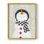 Festive Snowman II Framed Print - Solid Wood-165469763