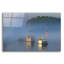 Art mural en verre Breakwater Bay «Cinq îles brouillard» par Rick Berk-1214535361