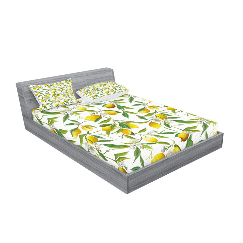 Ensemble de draps et taies décoratives Ambesonne, Ensemble de draps pour très grand lit californien