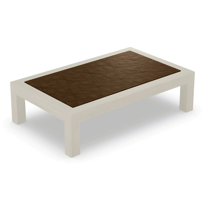 Rennie Solid Wood Cocktail Table, Havana