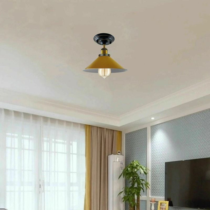 Macleod Flush Mount, Yellow
