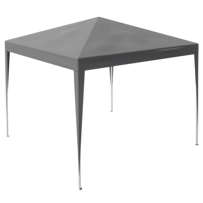 3 X 3m Patio Pop Up Gazebo, Outdoor Party Wedding Tent Canopy, Grey