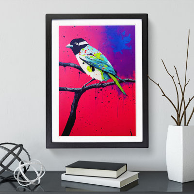 Splashed Bird No.3 Abstract - Wall Art