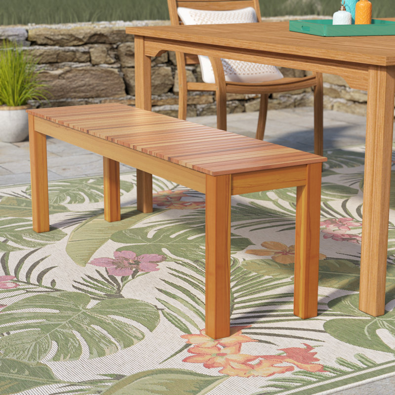 Banc de pique-nique en bois Bickerstaff, Brun