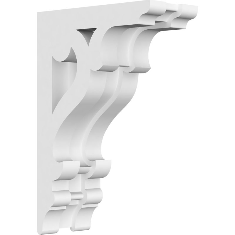 Corbeau en PVC de qualité architecturale Brontes, H 6 po x l 4 po x P 1,875 po