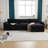 Avrilynn 120'' Upholstered Cloud Sofa&Couch with Ottoman-1525788775-1485463776