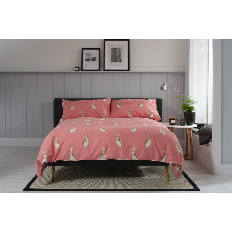 Hare Duvet Cover Set, Single - 2 Standard Pillowcases