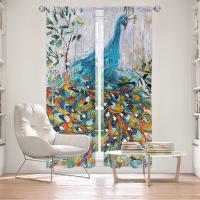 Ensemble de rideaux en polyester 2 pièces