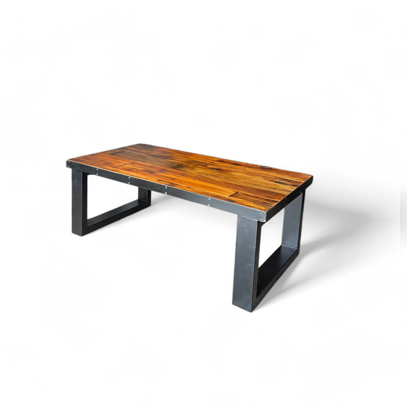 Table basse The Industrial Timber Revival, H 16 po x L 48 po x l 30 po