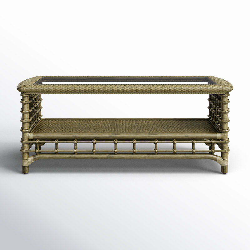 Luca Coffee Table, Brass