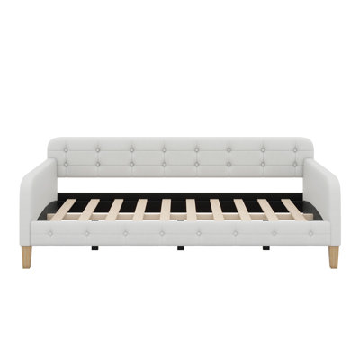 Upholstered Daybed With 4 Support Legs