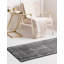 Tapis rayé en laine tissé à la machine en gris / ivoire Colyt-2005129345