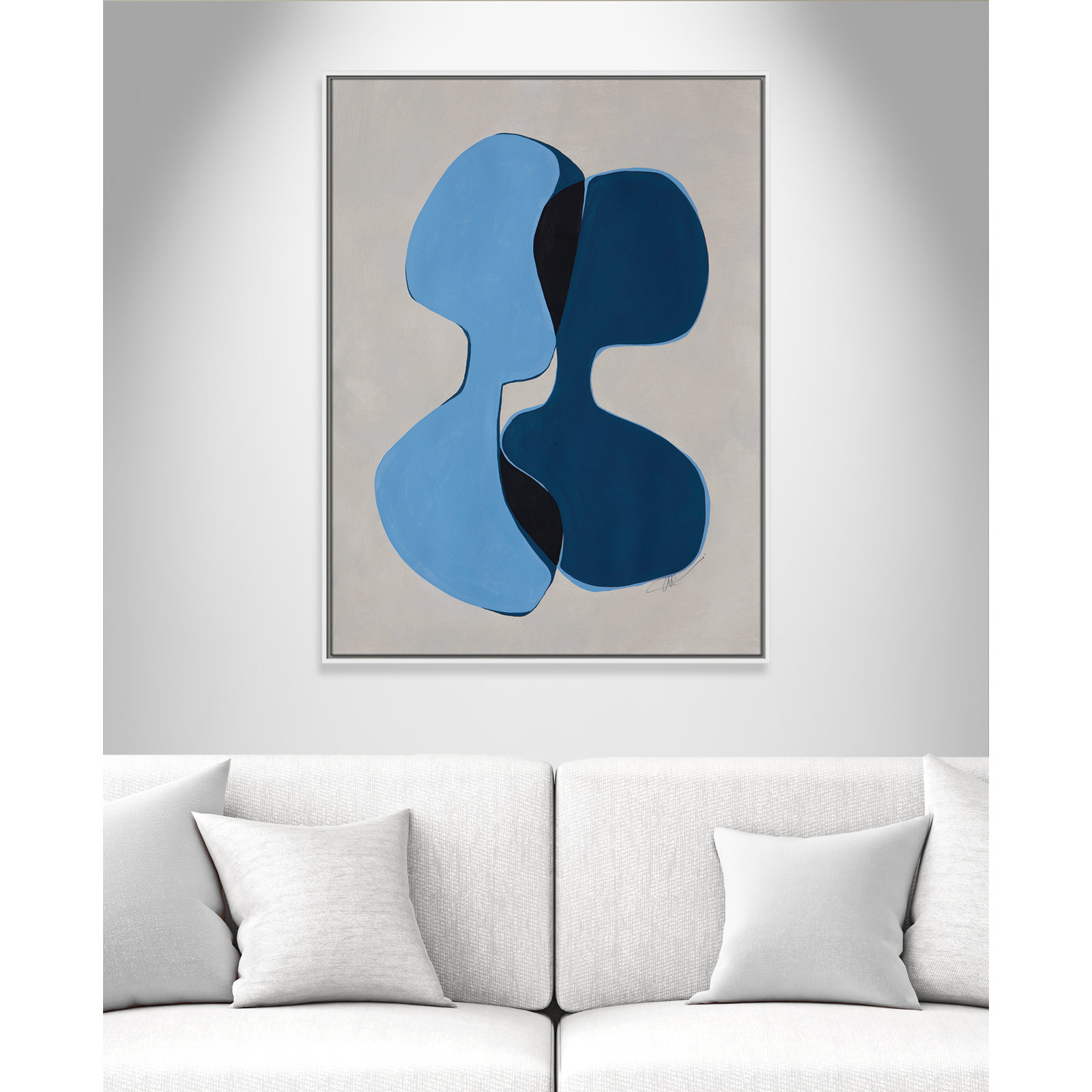 In Unity Collection "In Unity I" Print, 41.5" H x 31.5" W x 2" D, White Framed