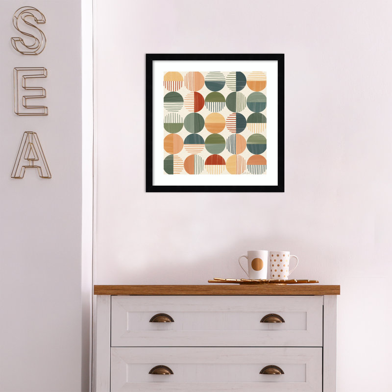 «Born to Roam Pattern II» par Janelle Penner - reproduction encadrée, Noir, H 17 po x l 17 po x P 1 po