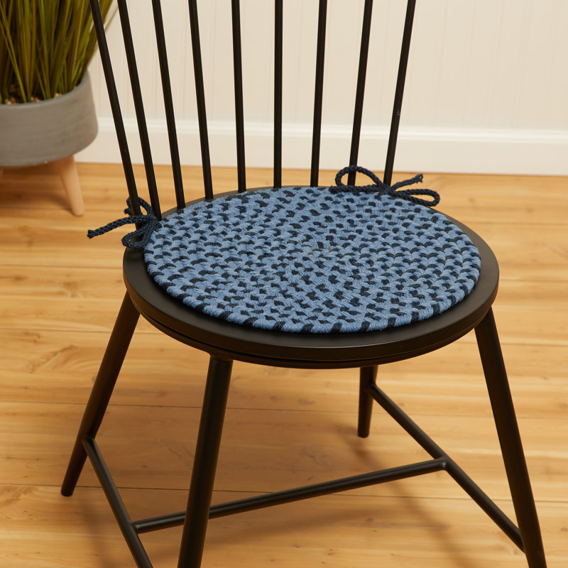 Outdoor 0.5'' Dining Chair Chair Pad, Blue
