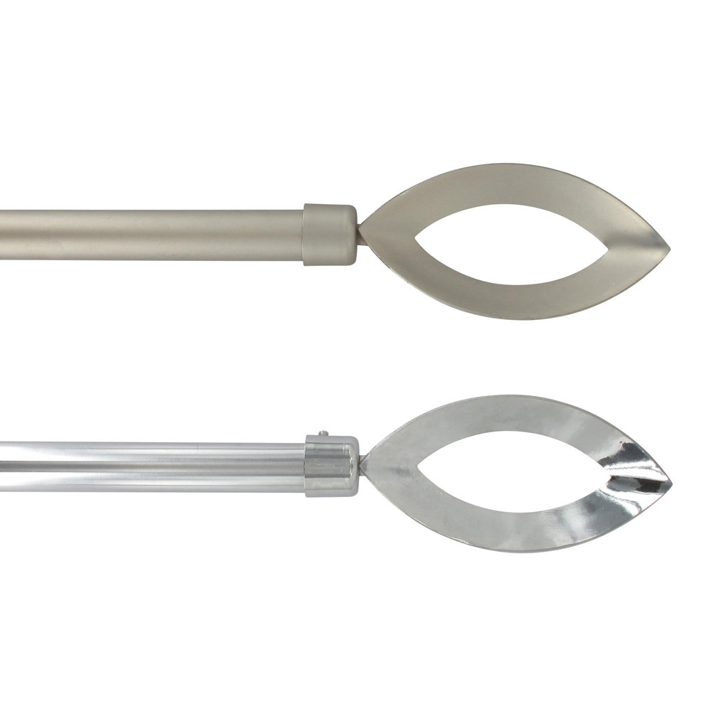 Open Ove 53" Single Curtain Rod Evideco 