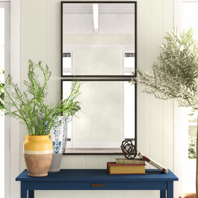 Pinerolo Wood Flat Wall Mirror
