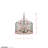 Windsor Crystal Pendant - 25"W - Carbon/Havana Gold-75189259-133948395