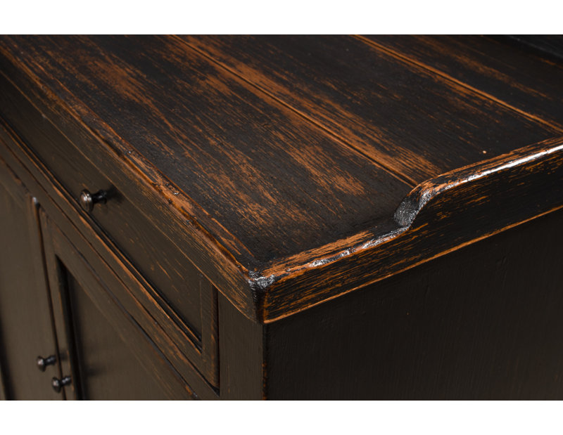 Madigan 64'' W Solid Wood Sideboard, Antique Black