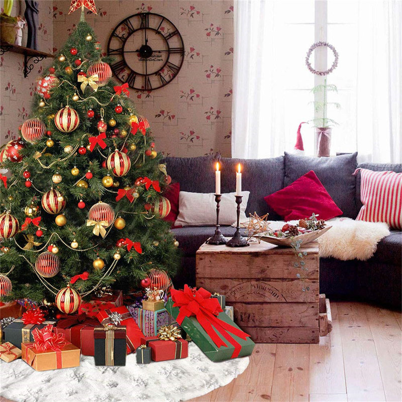 Faux Fur Tree Skirt