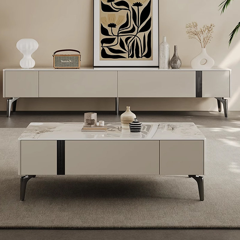 Modern Coffee Table with Sintered Stone Top