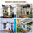 Yescom Outdoor Awning Patio Window Door Canopy Cover UV Protection Hollow Sheet-112402665-112400385