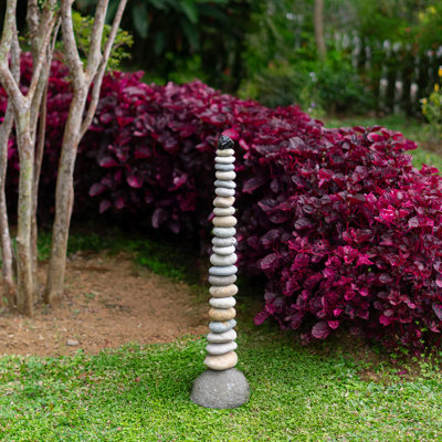 Zen Pebble Spires 32"H