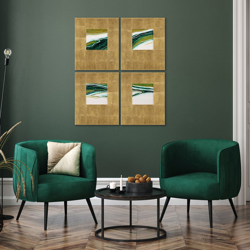 Galaxy Series Handmade Abstract Wall Decor on Solid Wood