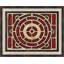 Red Garden Plan 1 Painting