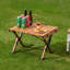 Solid Wood Square Folding Table-86509178-86509179