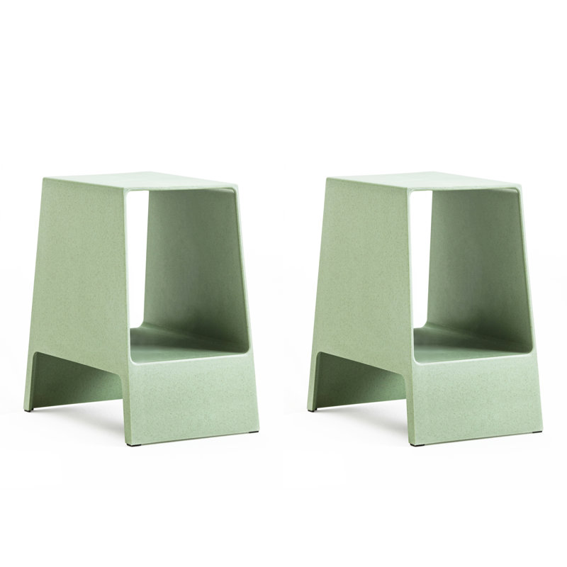 TOMO End Table (Set of 2), Green