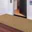 Runner Rug Hallway Non Slip Rubber Back Custom Size As Carpet Doormat Throw Rug Dark Beige-331261045