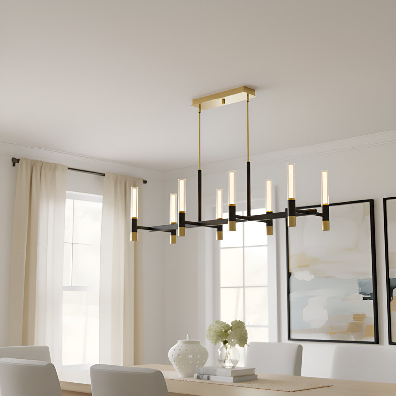 Davies Integrated LED Brushed Gold Island Light