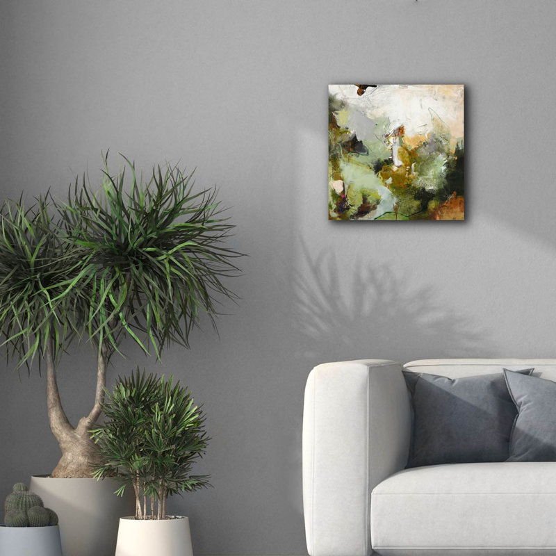  «Evergreen 1» par Design Fabrikken, art mural sur toile, H 18 po x l 18 po