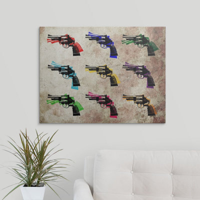 «Nine Revolvers» par Michael Tompsett, impression