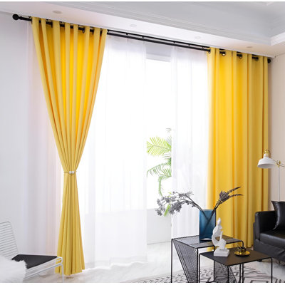 Medeeha Room Darkening Curtain Single Panel