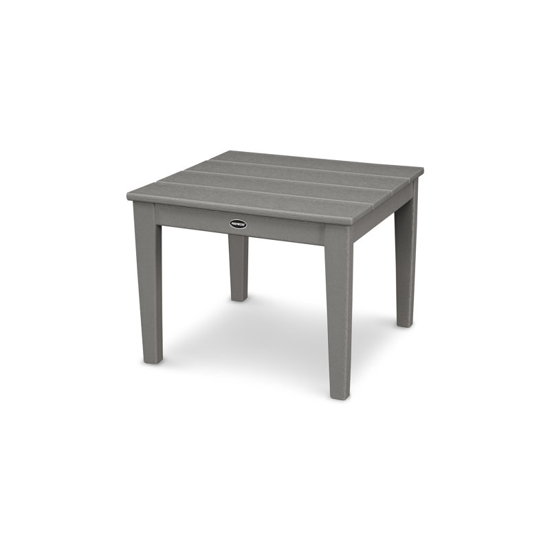 Newport 22" End Table, Slate Gray