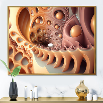 Abstrait paysage de rêve cosmique sur toile