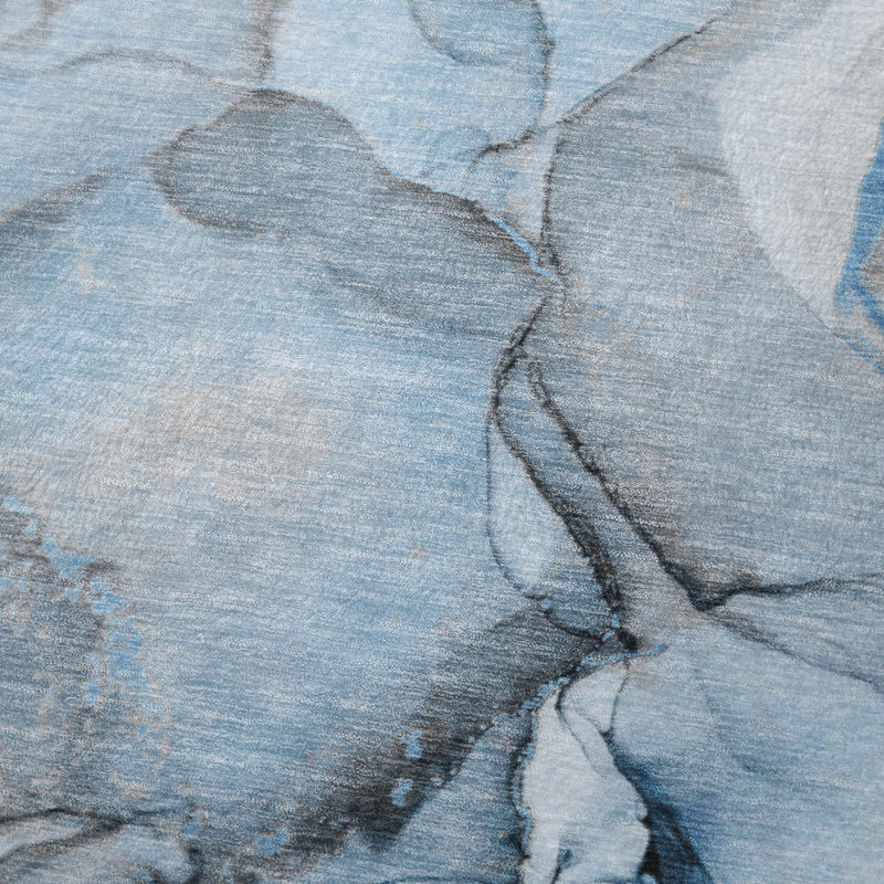 Jeté en sherpa Addison, Bleu