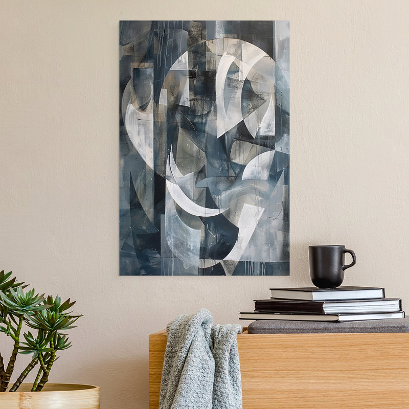 Série ABSTRACT CDLxxxxi - Impression sur toile seulement - NON-CADRE, H 18 po x l 12 po
