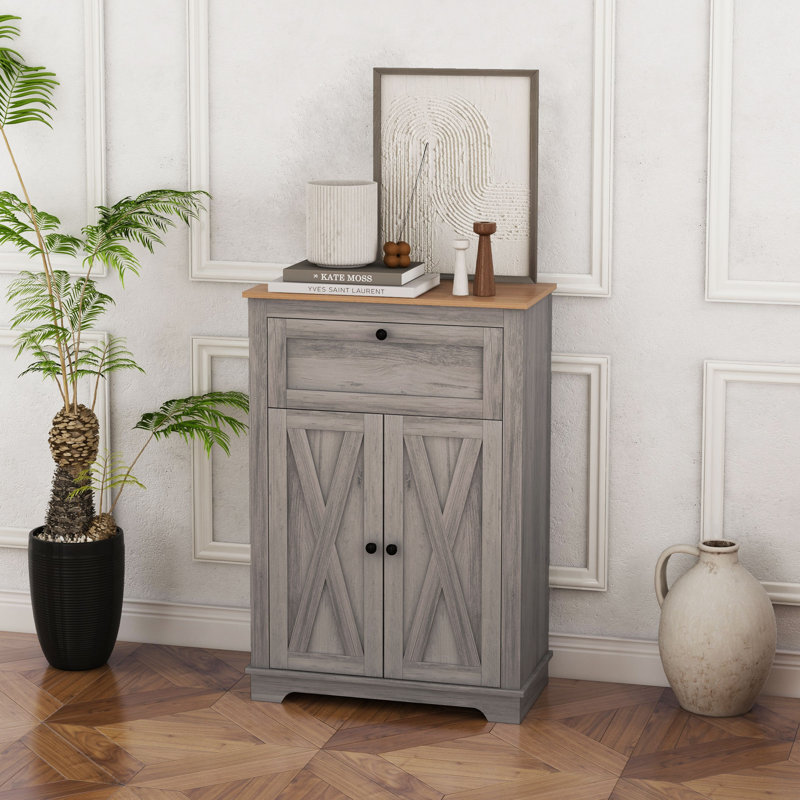 Armoire de rangement Farmhouse Barn, Gris