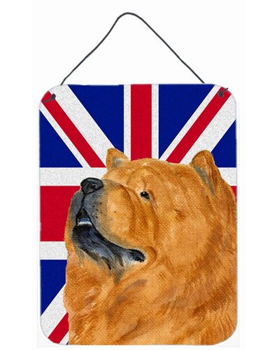Trinx Chow Chow With English Union Jack British Flag On Metal by ...